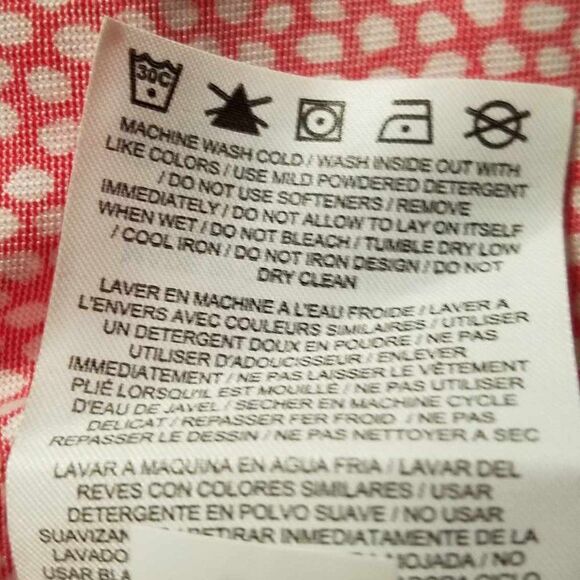 NWT Nike Pink White Dot Sleep Shirt OS - Picture 2 of 9